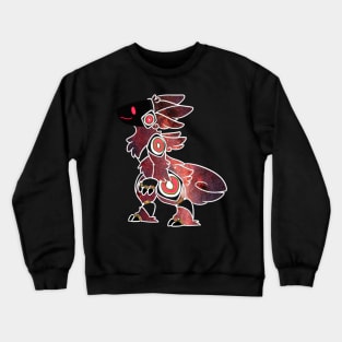 Protogen Fursuit Furry Fursona Cosmic Red stars Crewneck Sweatshirt